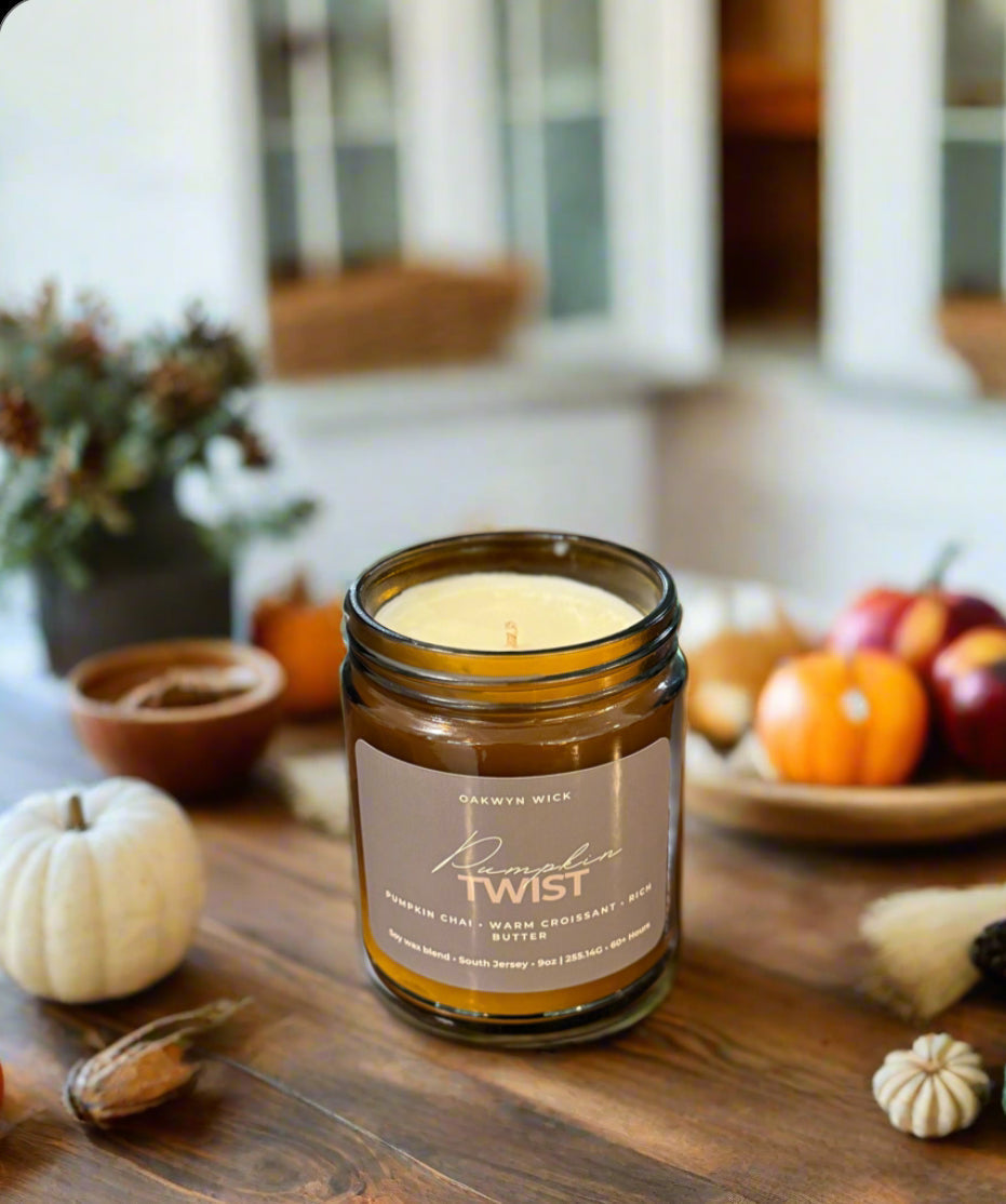 Pumpkin Twist 9oz Candle
