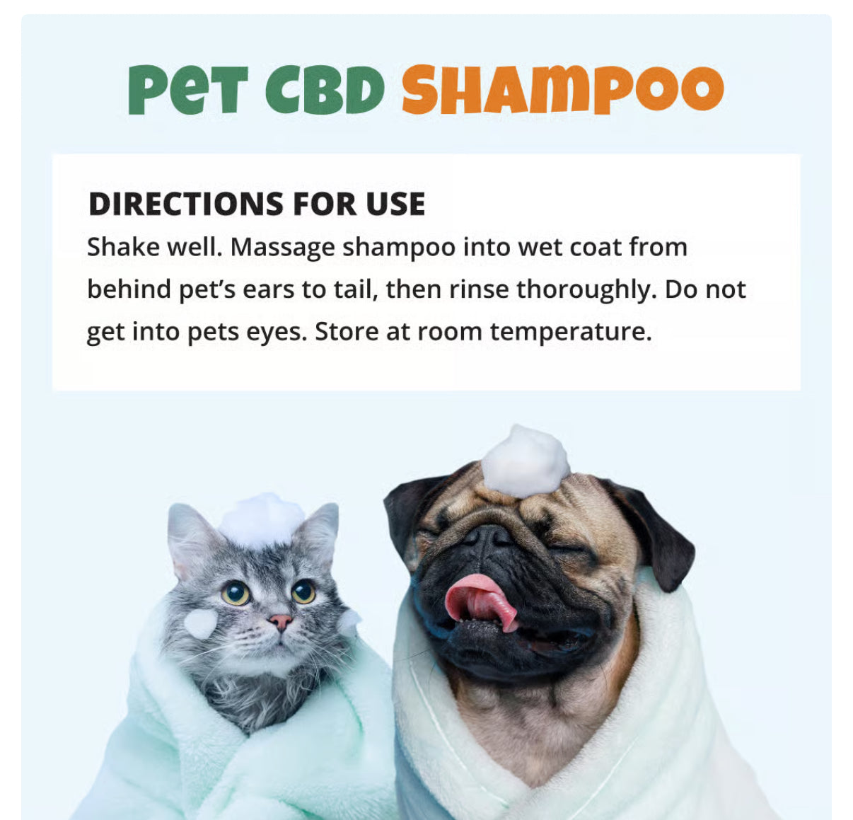 300MG CBD Pet Shampoo - 16oz Bottle