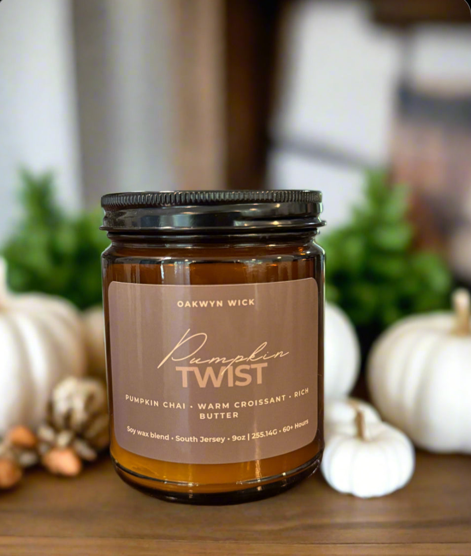 Pumpkin Twist 9oz Candle