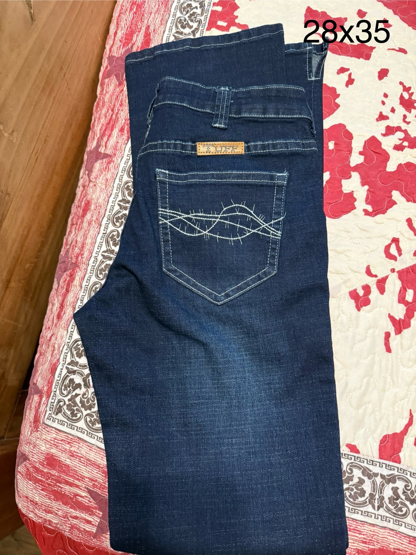 Barbwire Cowgirl Tuff Jeans 28/35 Brand New