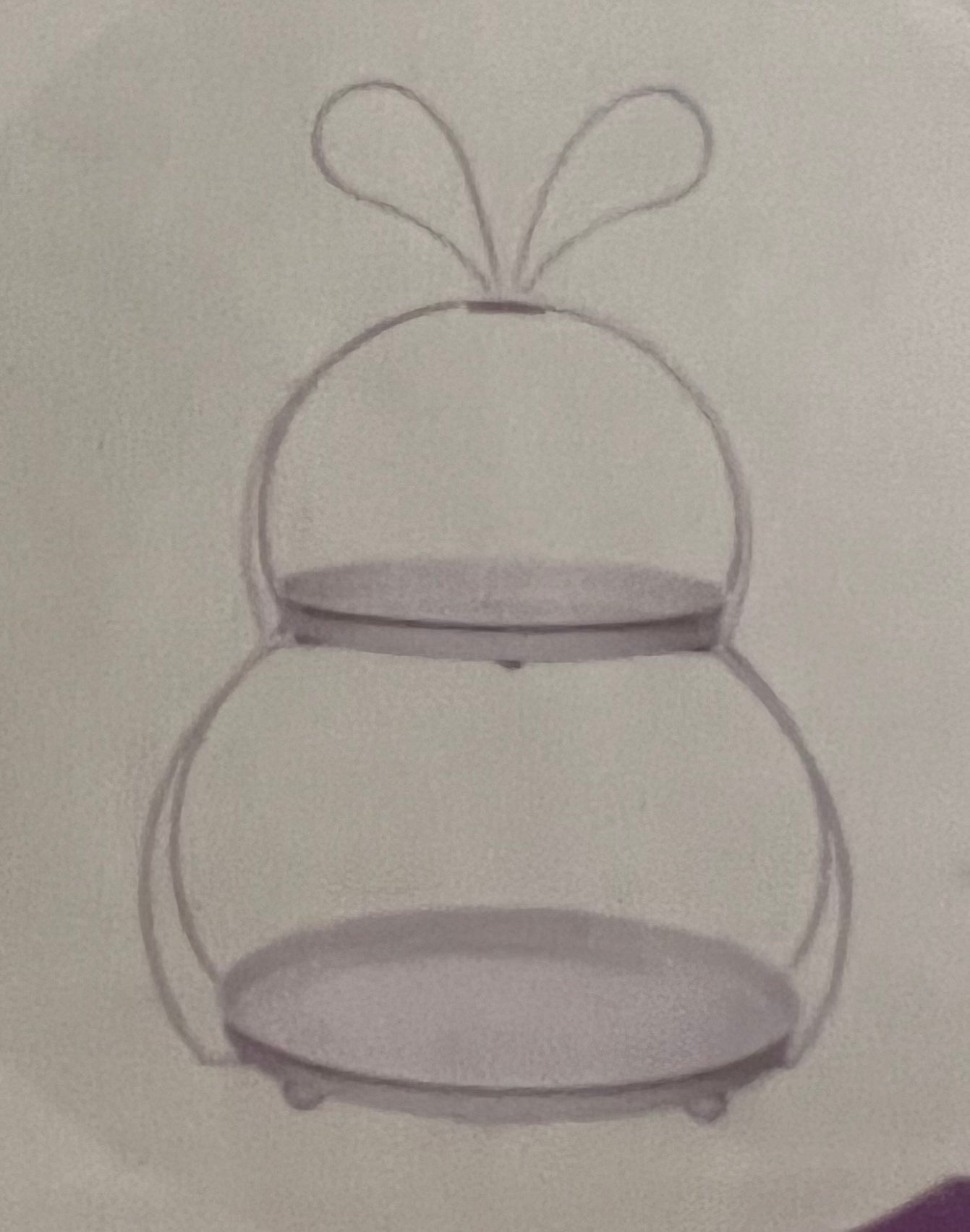 Easter Bunny 2 Tier Tray