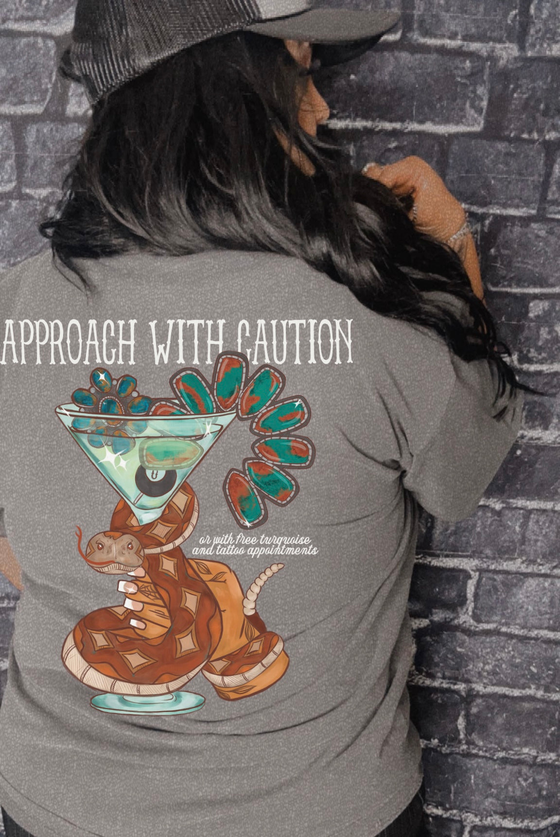 Approach with caution tee