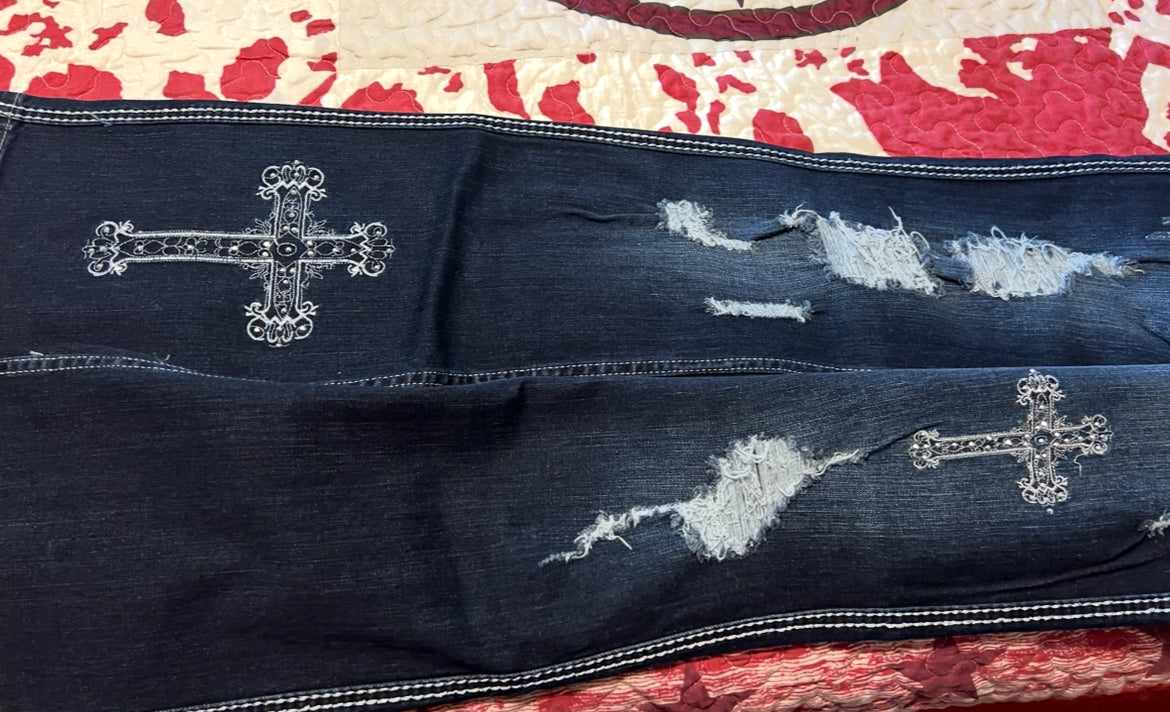 “Hope” Cowgirl Tuff Jeans 31/35 Brand New