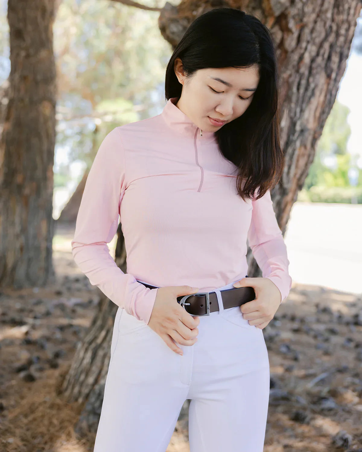 Grewal Equestrian Italian Leather Riding Belt