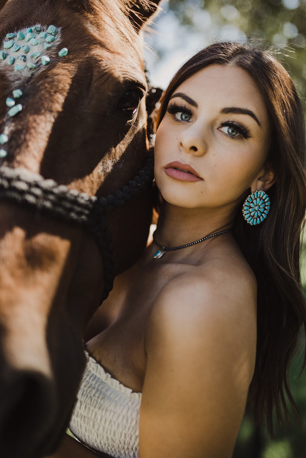 ALICIA WILSON XL TURQUOISE CLUSTER STUDS