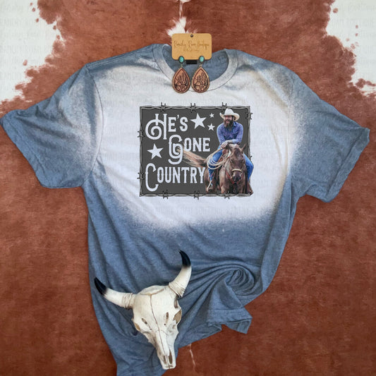 He’s Gone Country Western Graphic Tee