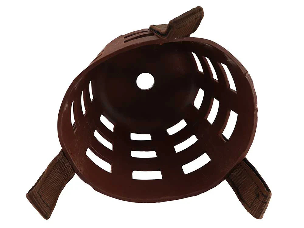 Brown Rubber Grazing Muzzle