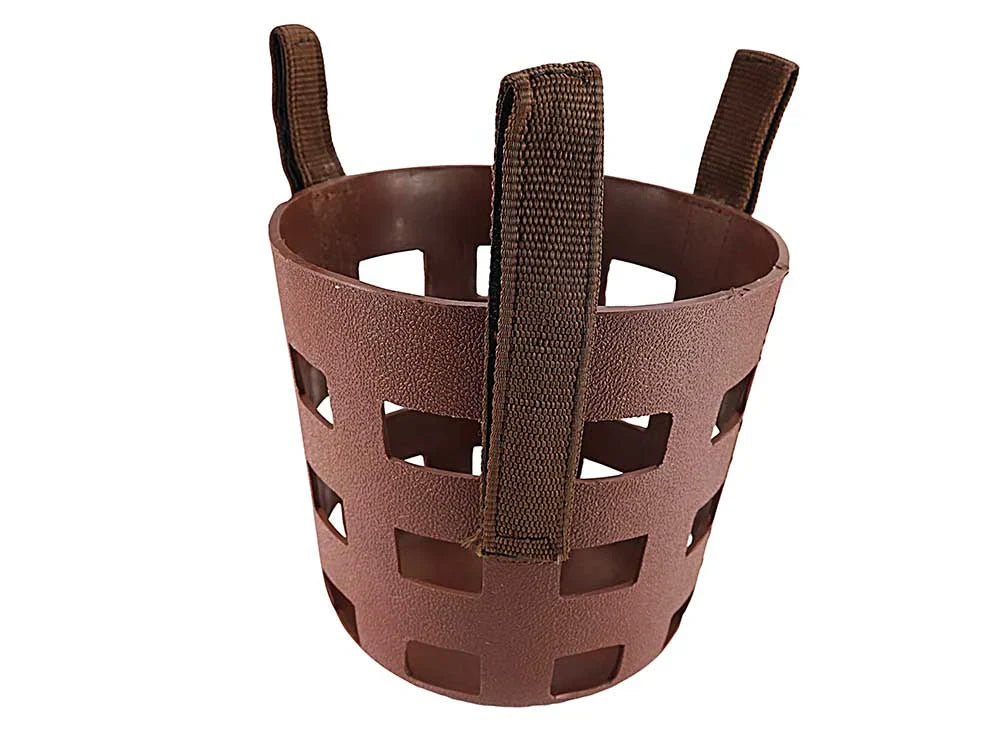 Brown Rubber Grazing Muzzle