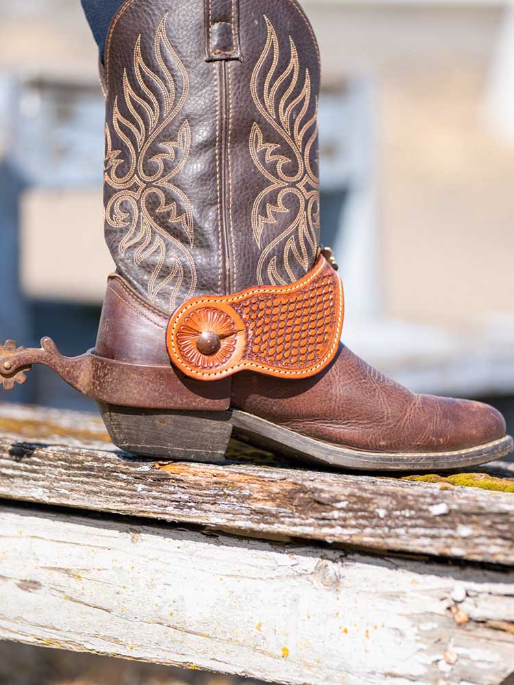 Clemson - Western Spur Straps #004