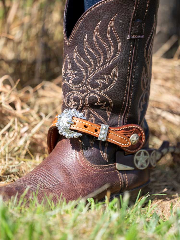 Clemson - Western Spur Straps #004