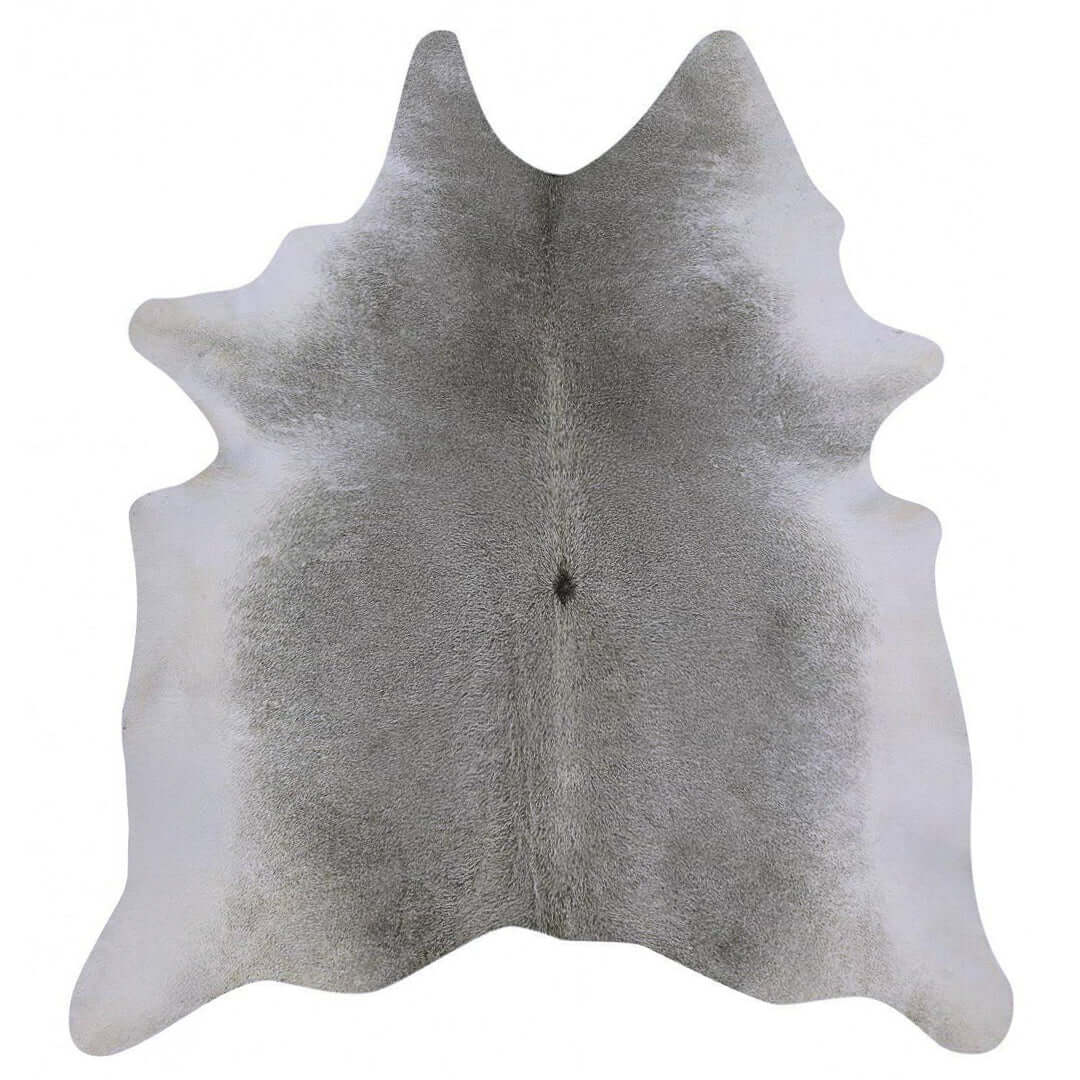 Grey Brazilian Cowhide Rug: LARGE