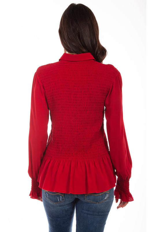 Peplum Shirt Smock Bodice & Cuffs - HC616