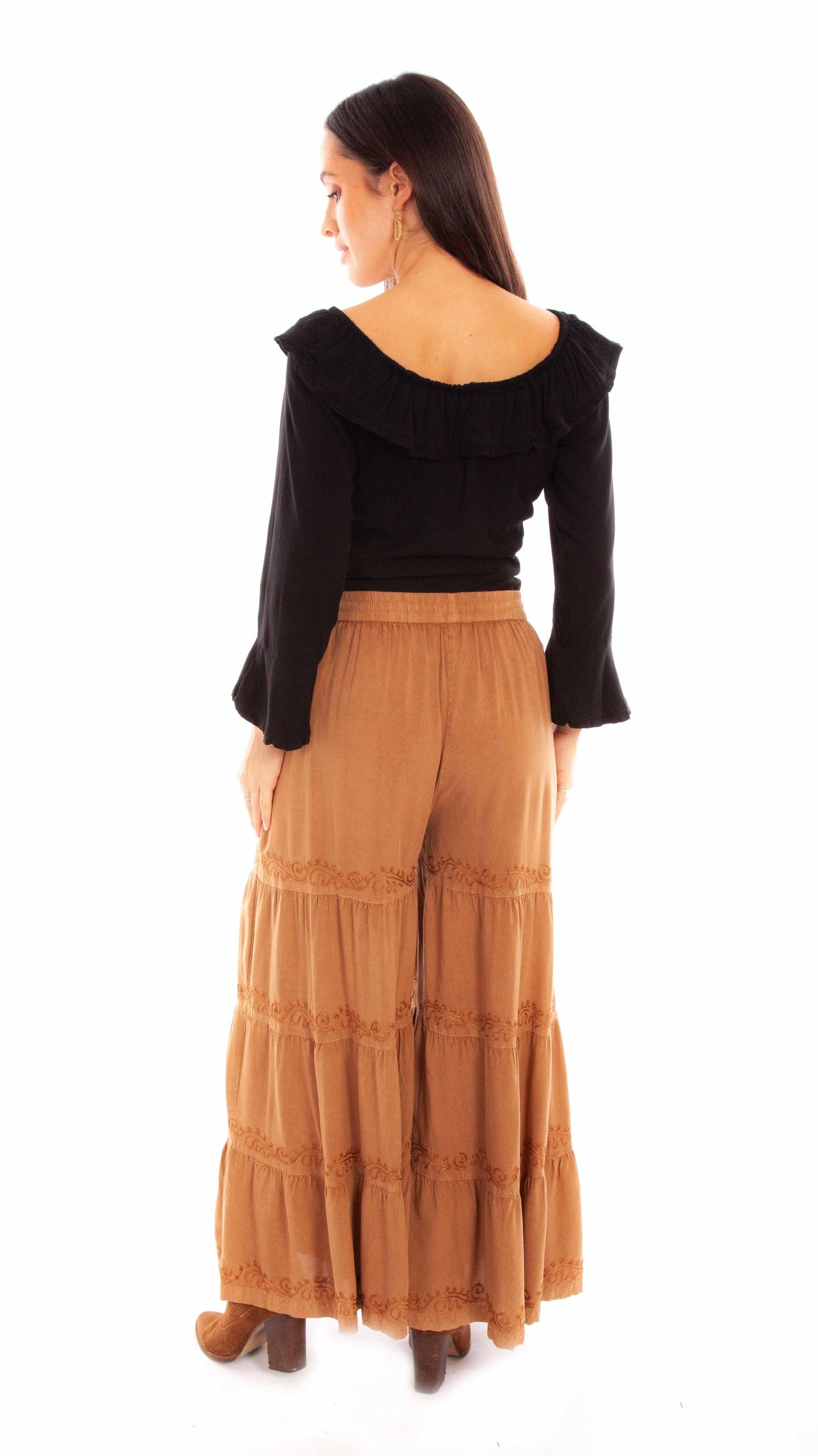 Rayon Palazzo Pants W/pockets - HC867