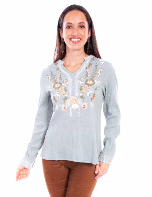 Pull Over Emb. Front & Cuff - HC881