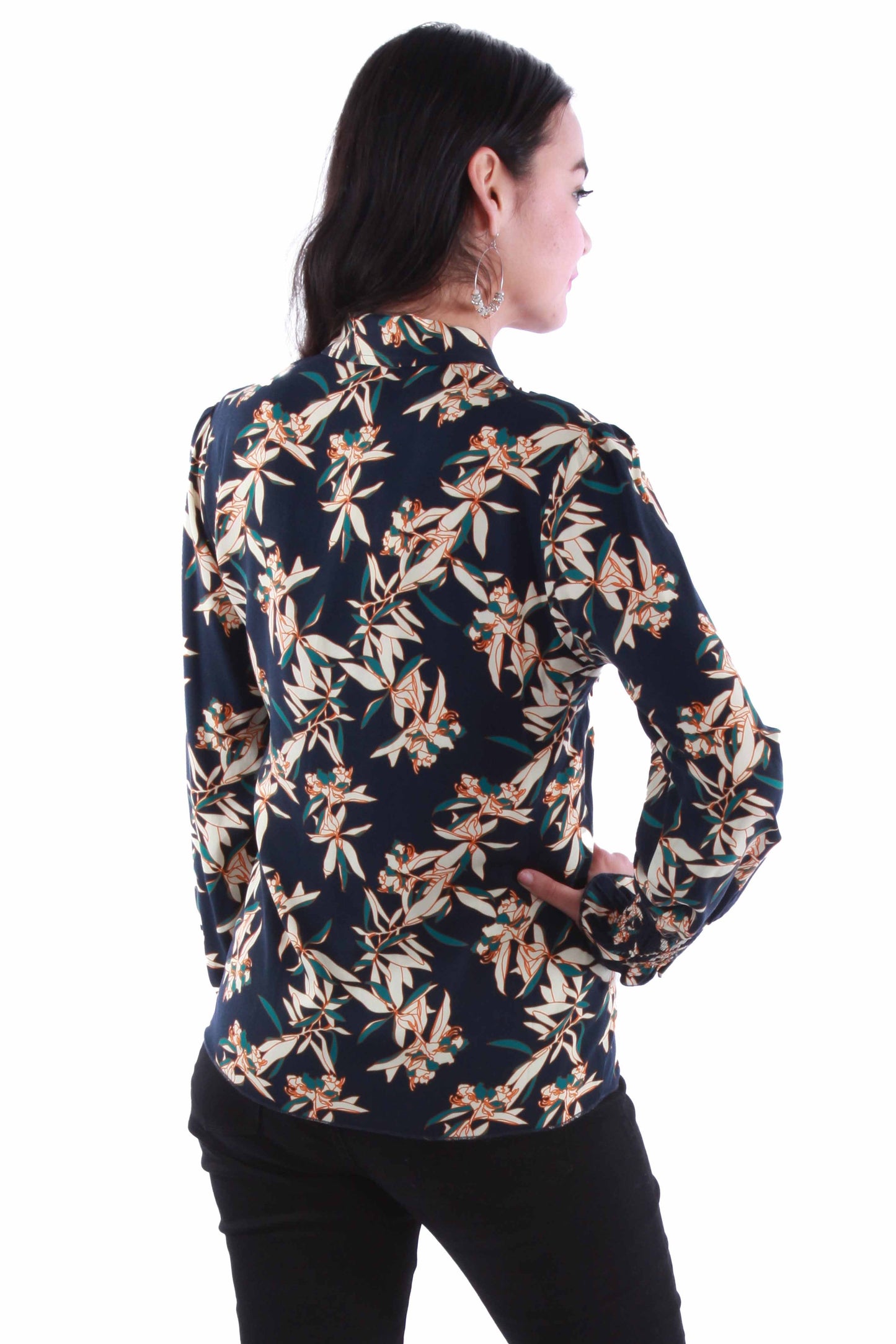Floral Print Blouse - HC912