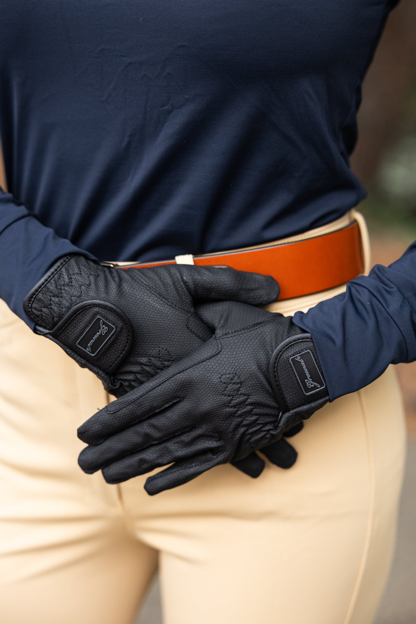 Ansa Genuine Goat Leather Riding Gloves