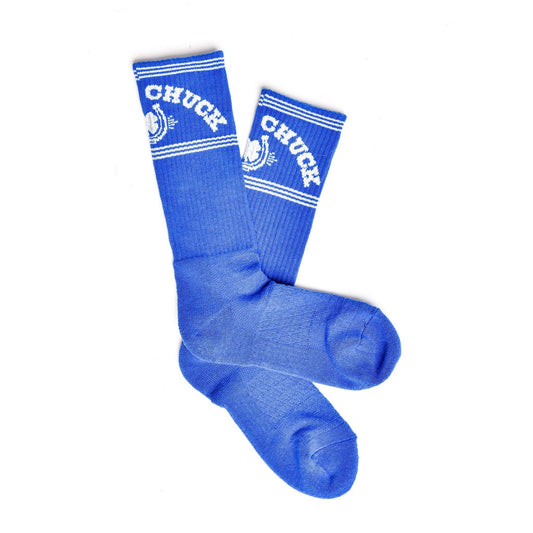 Retro Lucky Blue Performance Socks