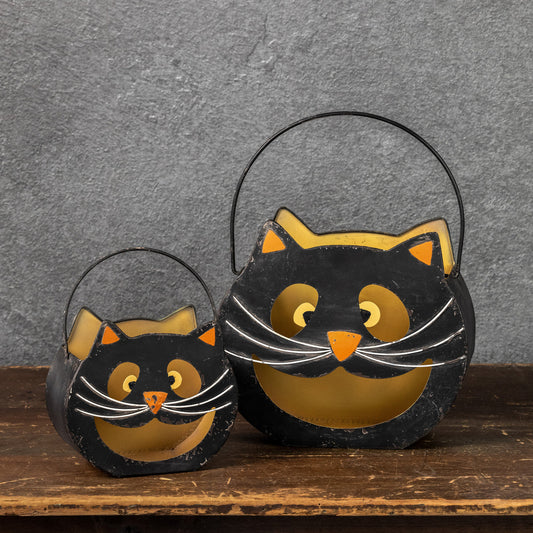 VINTAGE BLACK CAT BUCKET