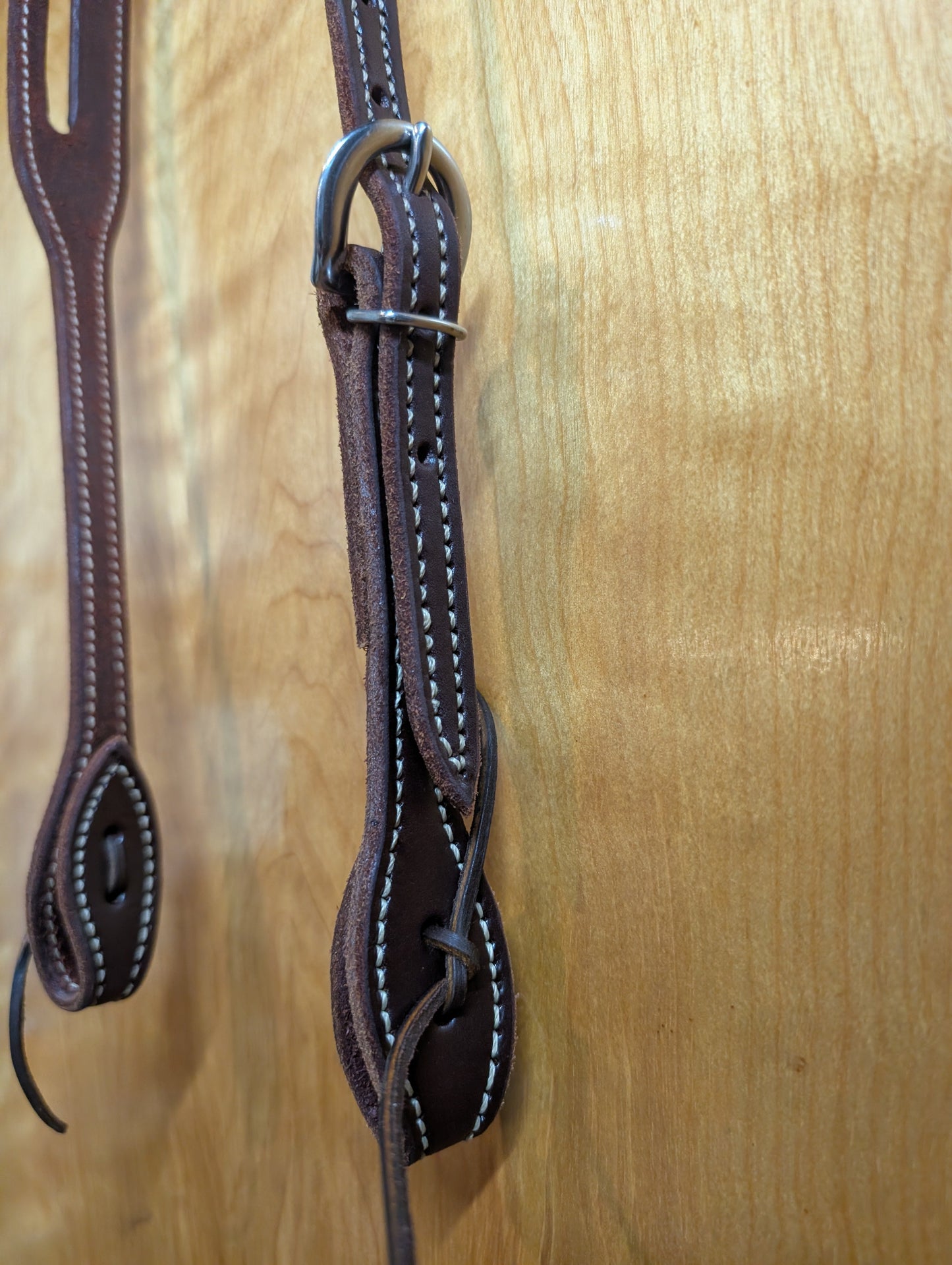 Harness Leather Oiled Split Ear Headstall