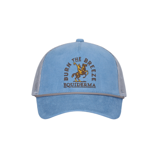 Burn the Breeze Blue Corduroy Baseball Cap