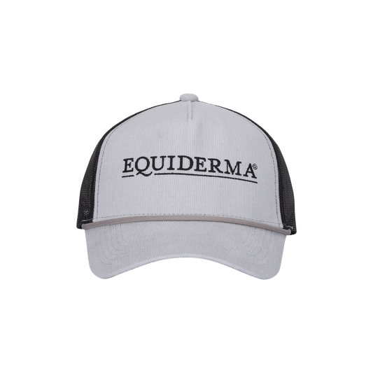 Equiderma Gray Corduroy Baseball Cap