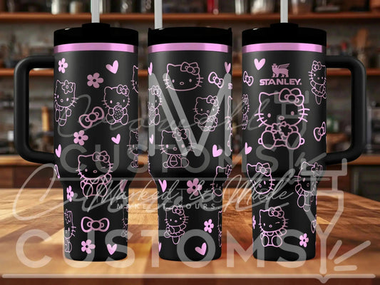 Hello Kitty Engraved Tumbler | Genuine Stanley
