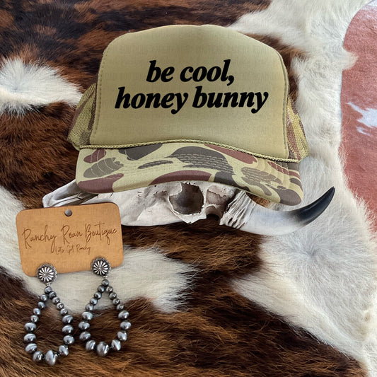 Honey Bunny Western Trucker Hat