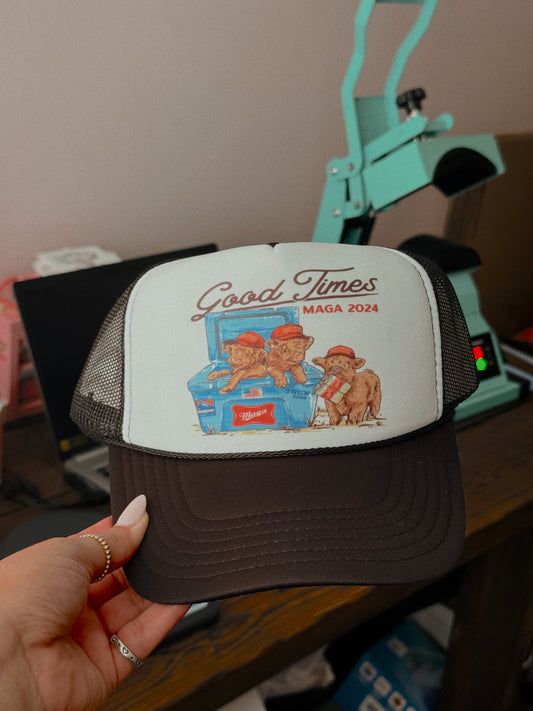 GOOD TIME MAGA TRUCKER