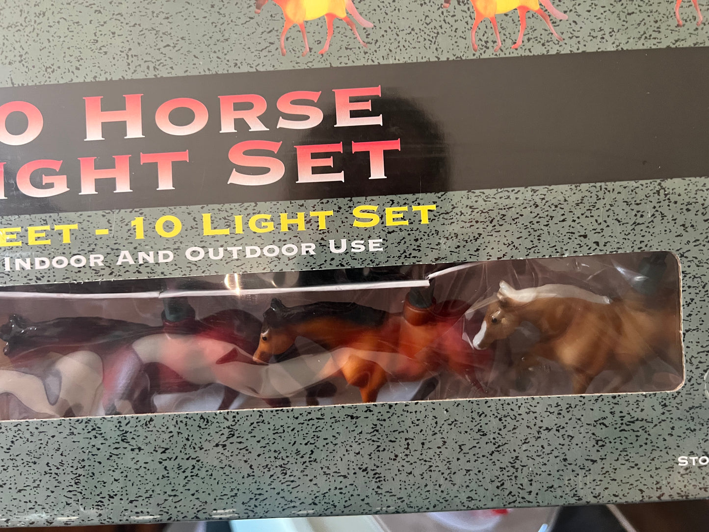 10 Horse Light Set