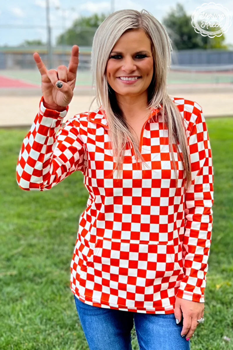 Pep Rally Pullover Orange