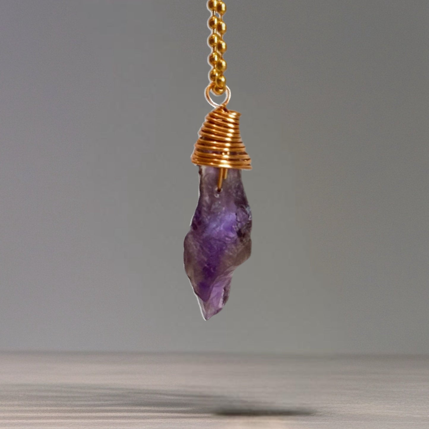 Amethyst Charm - Tumbler Handle Charm
