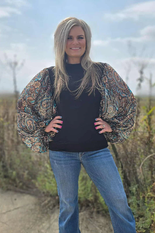 PAISLEY DREAMS TOP