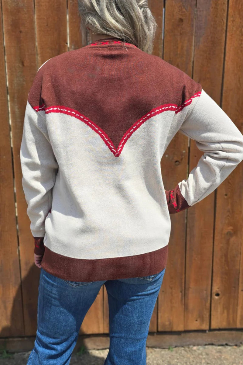 Dust N Spurs Knit Sweater