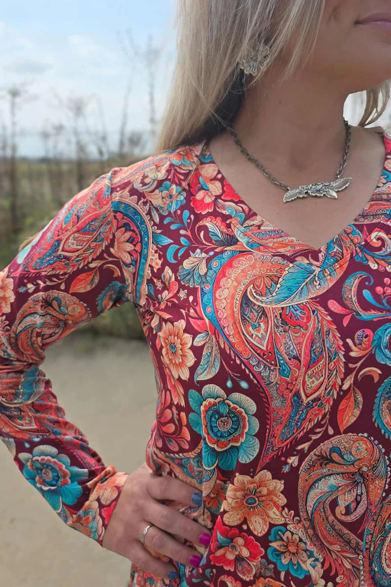 Paisley on the plains Top