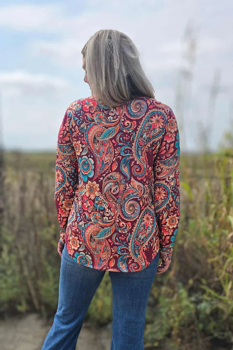 Paisley on the plains Top