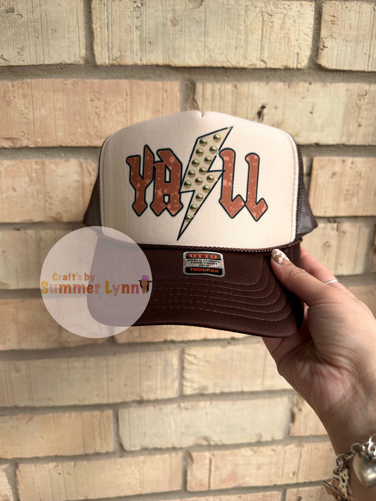 Yall trucker tan on brown