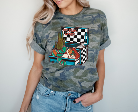 Camo Rad Babes Garage Tee