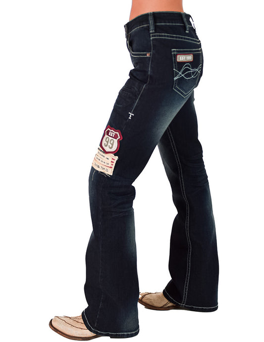 Patched Up Bootcut   Cowgirl Tuff Jeans