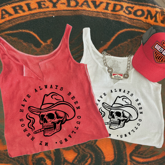 Heroes and outlaws Vintage Inspired Tank
