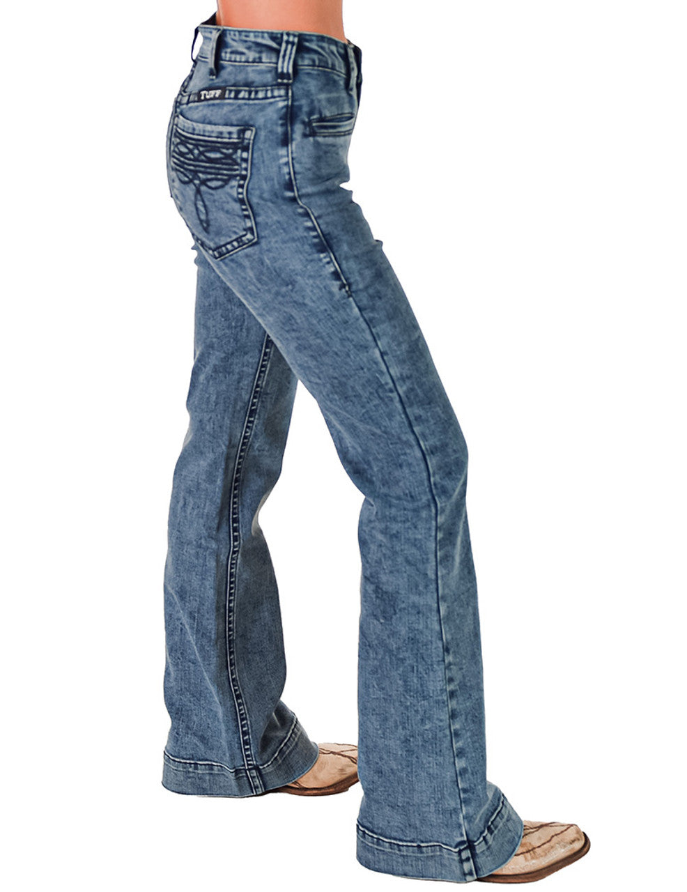 Boot stitch Blues Cowgirl Tuff Jeans