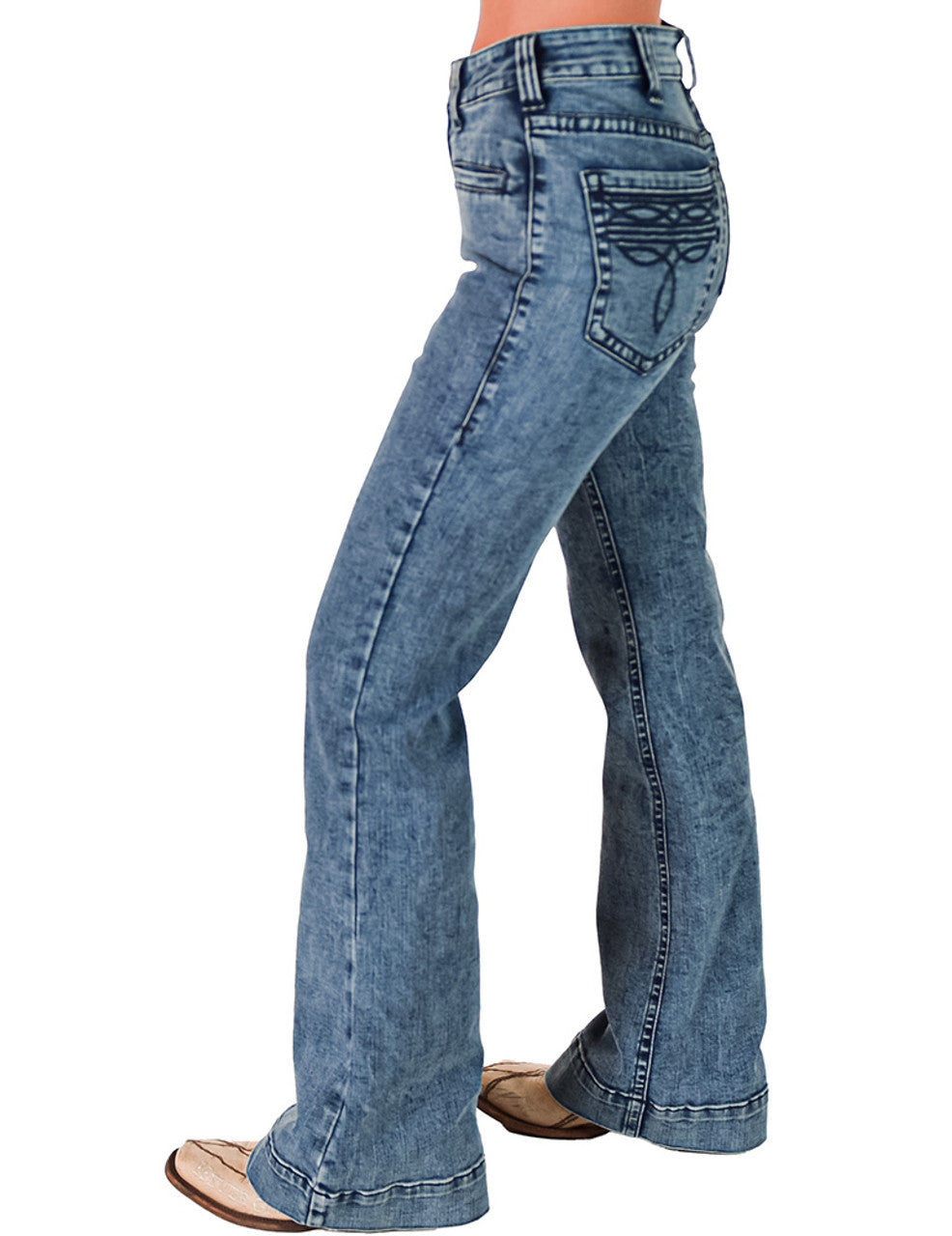 Boot stitch Blues Cowgirl Tuff Jeans