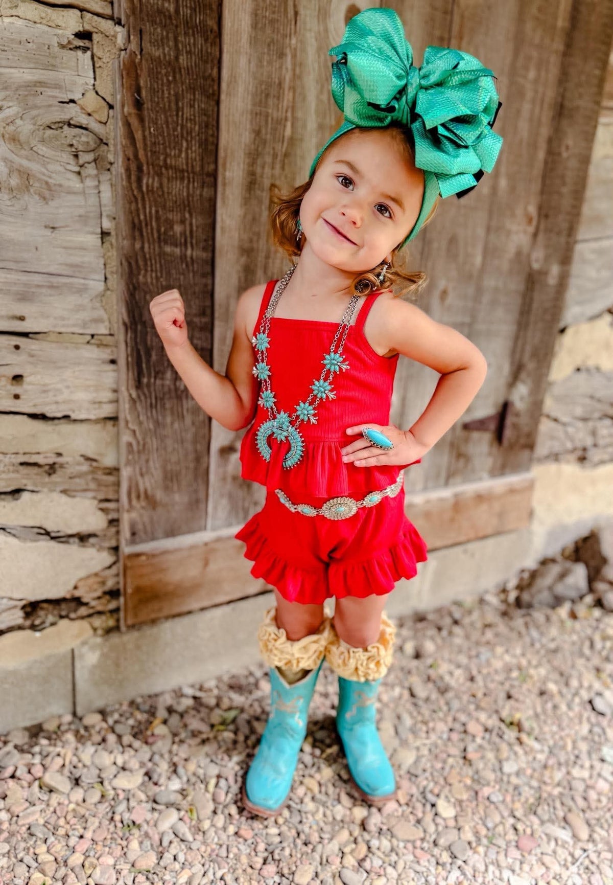 Red Ruffle Set (FINAL SALE)