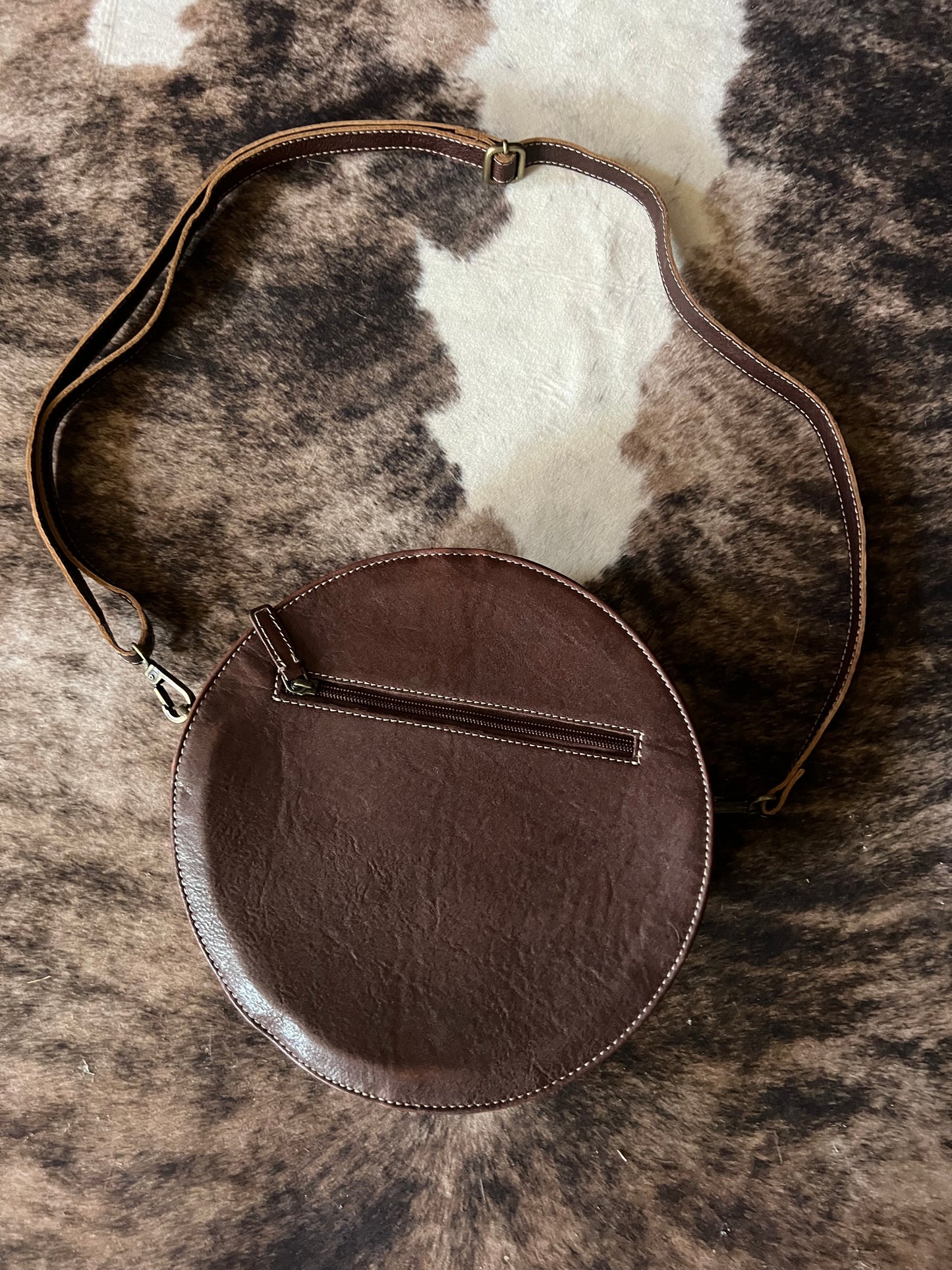 Cowhide Canteen Bag