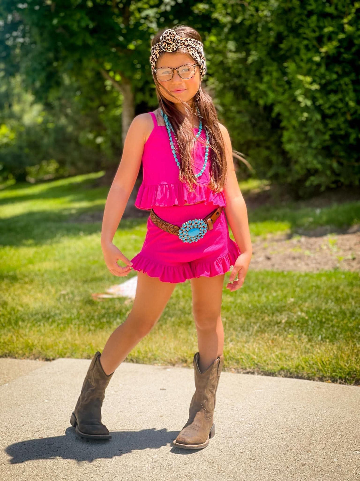 Pink Ruffle Set  (FINAL SALE)
