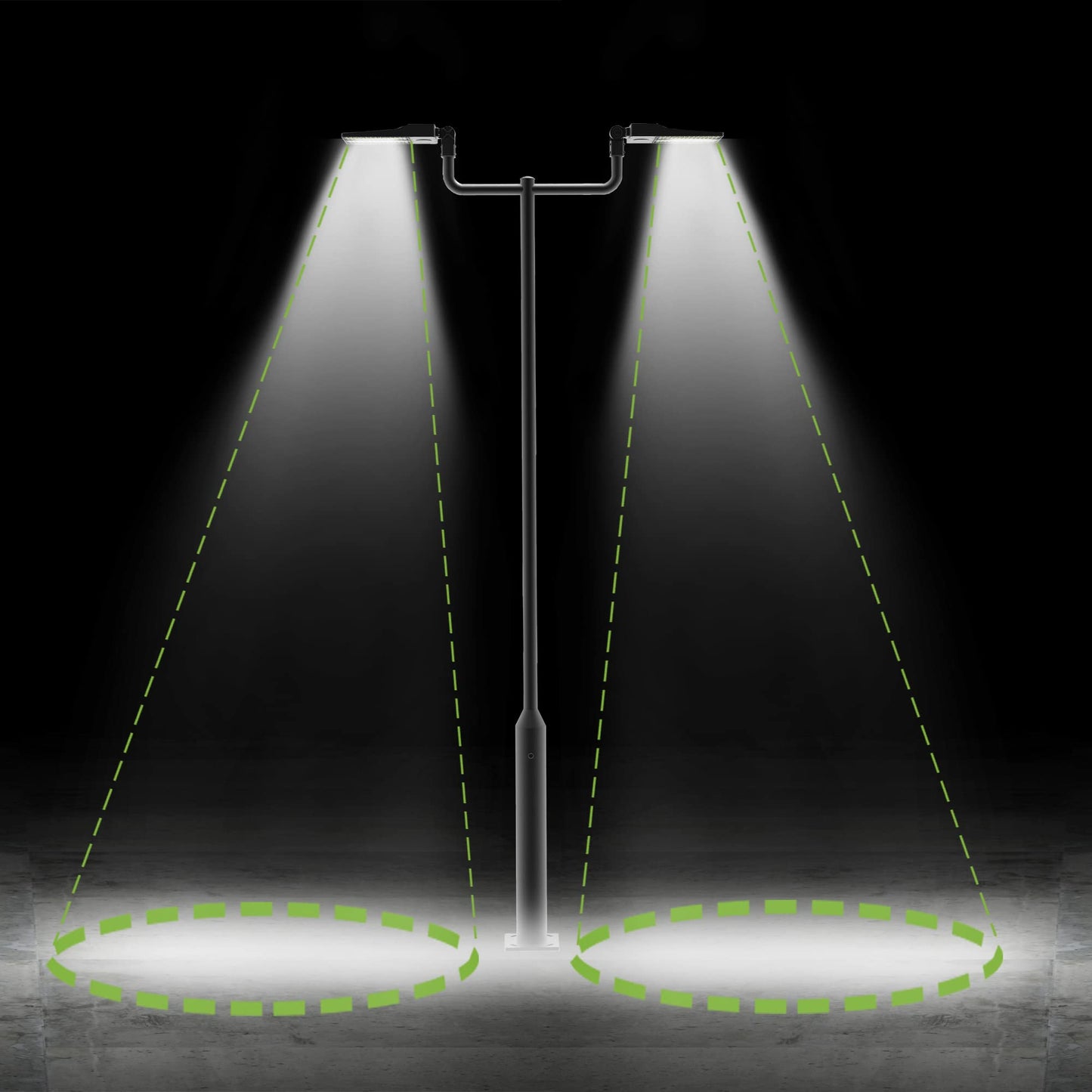 11,000W Aluminum Frame Solar Street Lights Outdoor Motion Sensor, Dusk to Dawn 200000LM with Remote Control