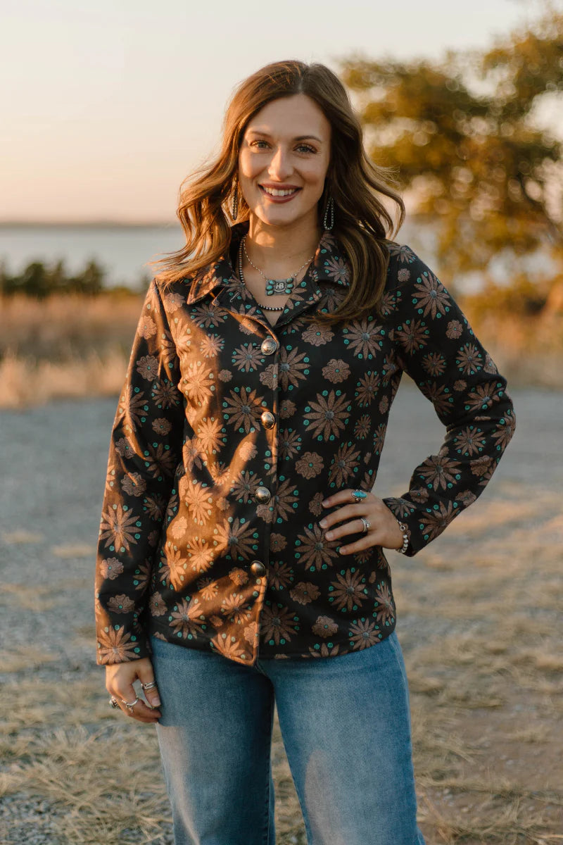 Western Bloom Blazer