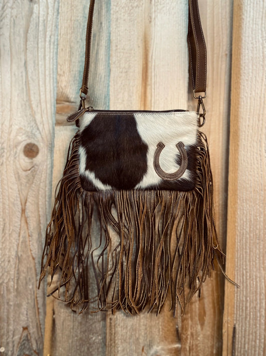 Leather and Cowhide Wallet