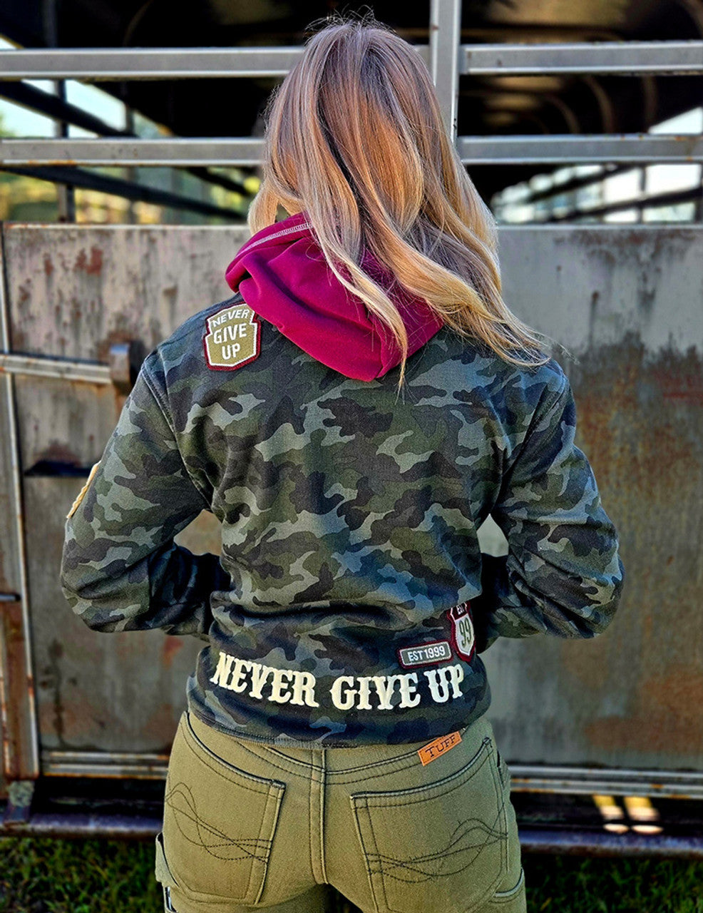 Camo Jacket Cowgirl tuff