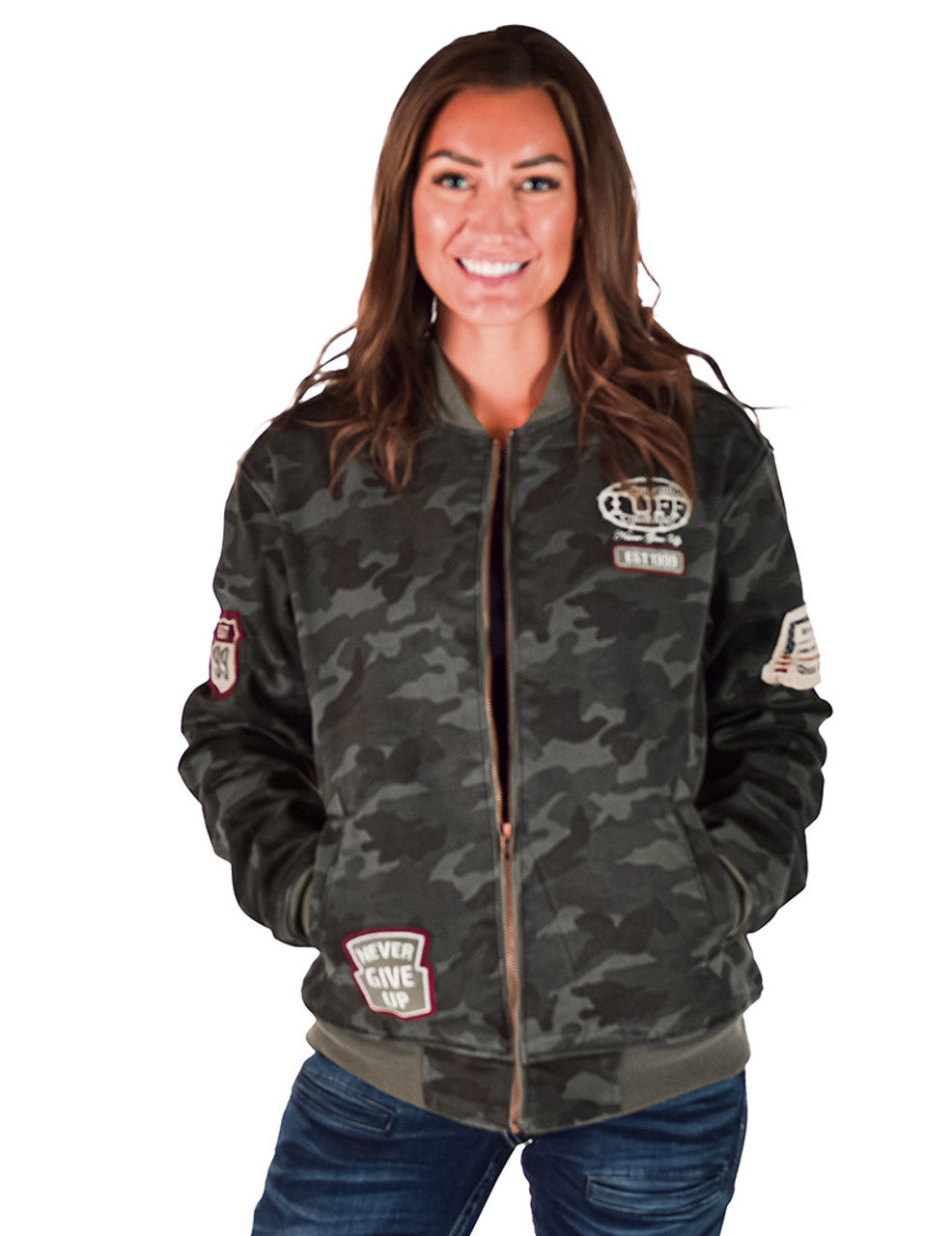 Camo Jacket Cowgirl tuff