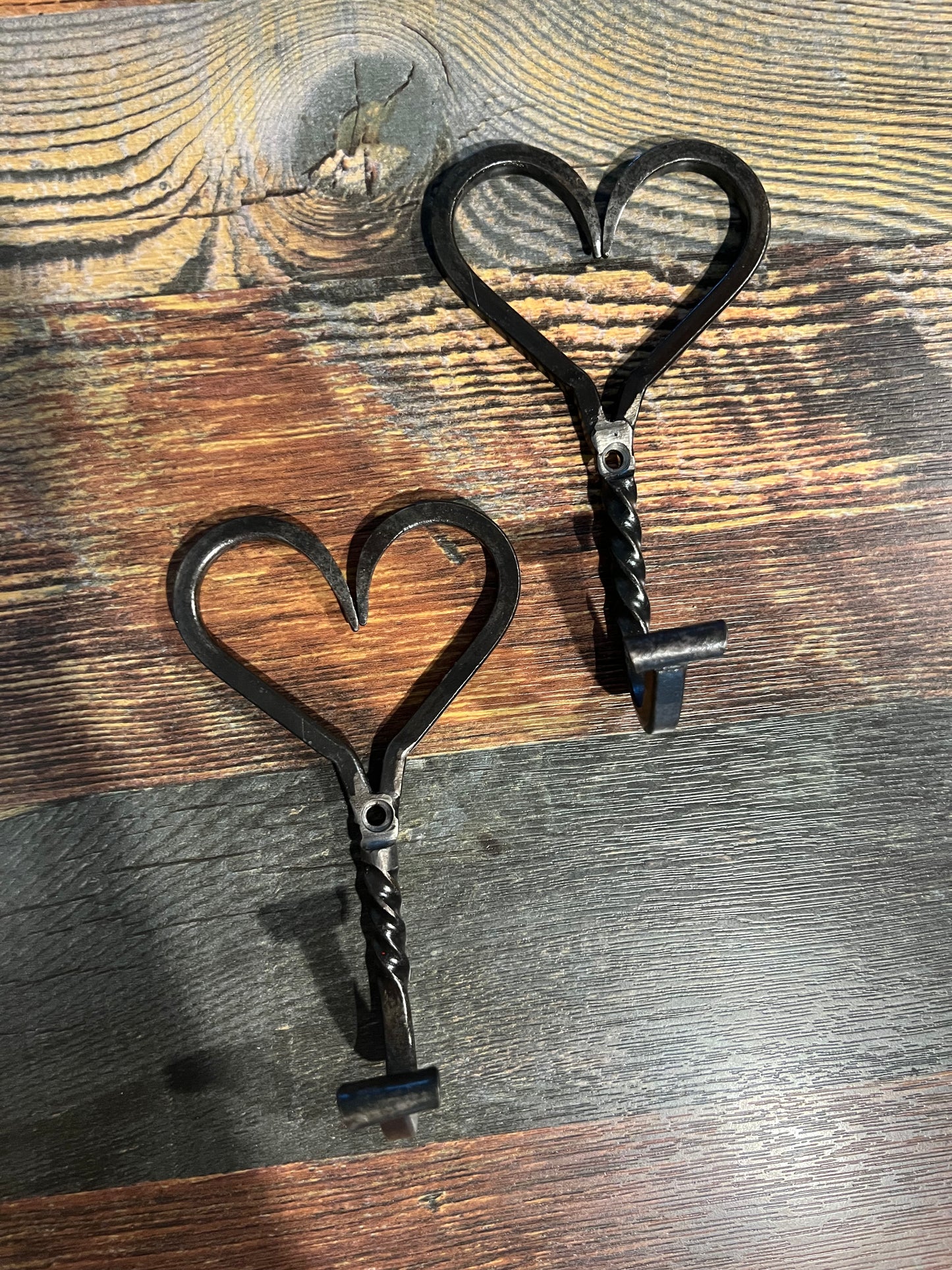 Horseshoe Nail Heart Hook